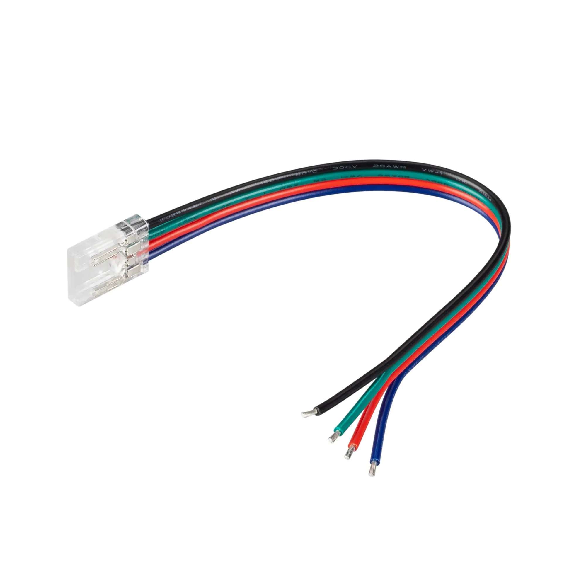 Коннектор COB-RGB-10mm-4pin-STW-L150 (Arlight, Лента-Провод) купить, цена  120.90 руб. за штука